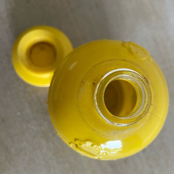 AVON - FIELD FLOWERS Vtg 70s MCM Yellow Country Rural Floral Bottle - Picture 9 of 11